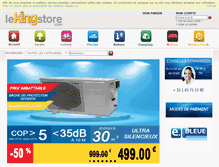 Tablet Screenshot of lekingstore.com